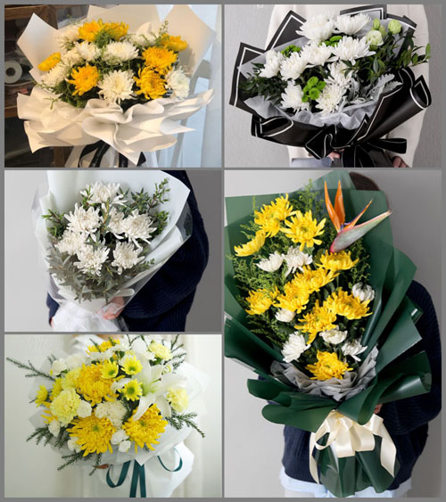 广东珠海市金湾区三灶镇草堂湾社区白事花束代送